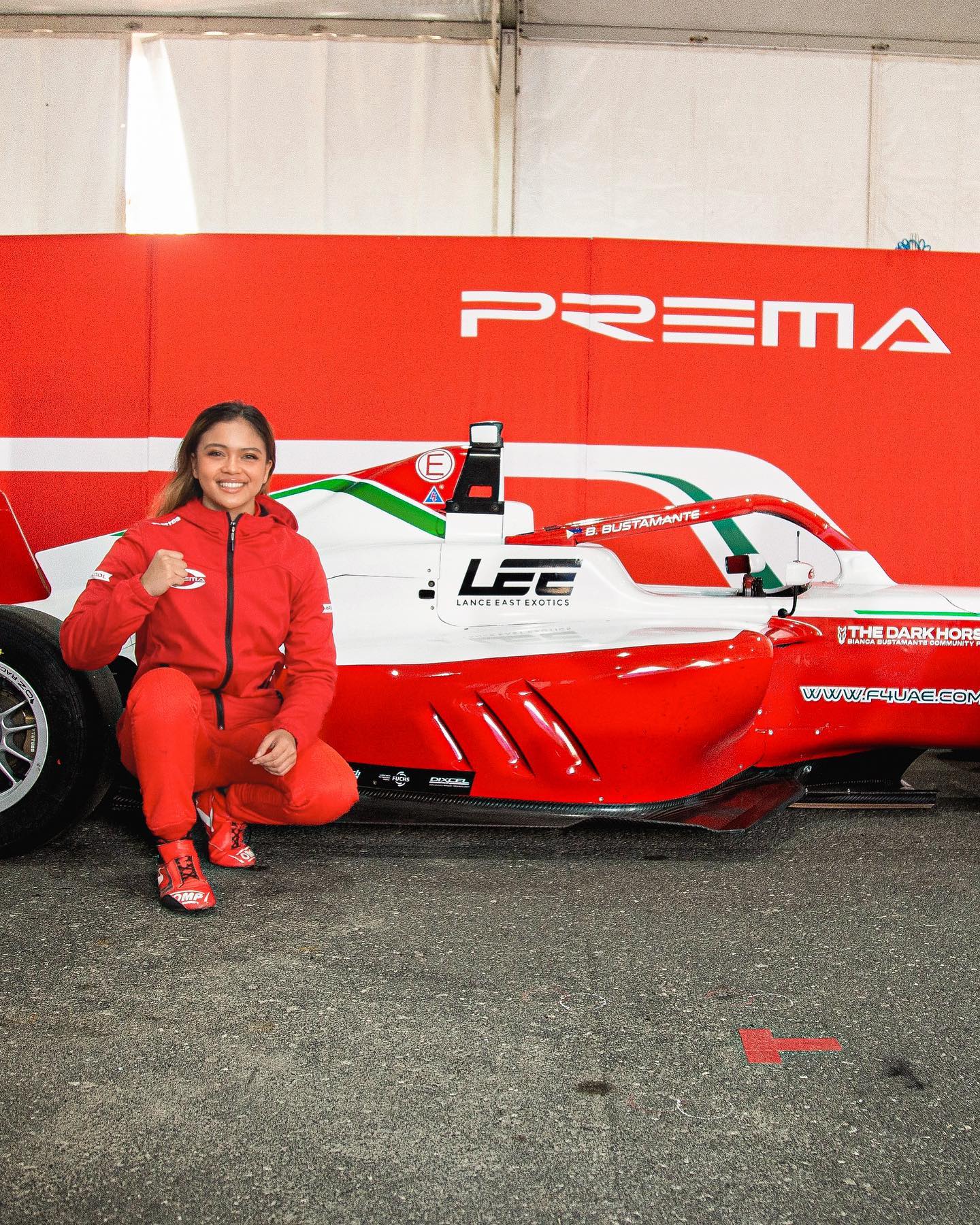 Bianca Bustamante finishes P2 podium - Bianca Bustamante ending the opening race strong