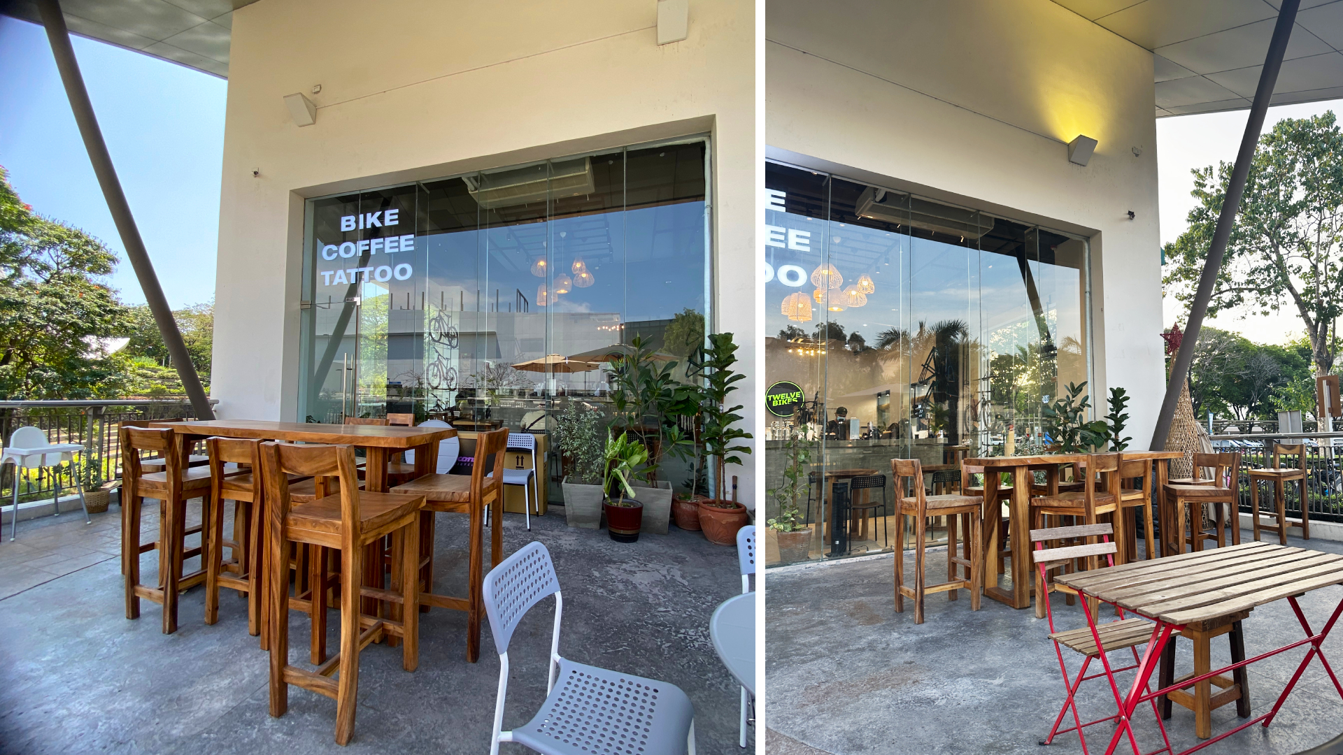 Higher Ground Specialty Coffee Alabang - al fresco dining area