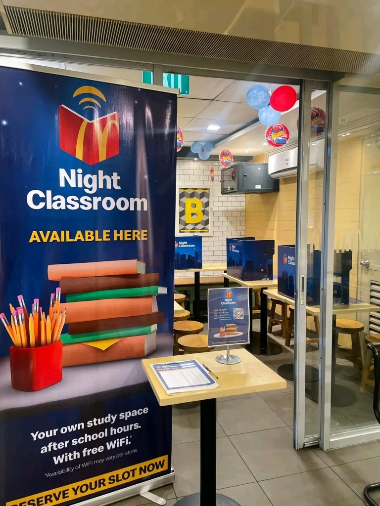 McDonald's Night Classrooms - entrance