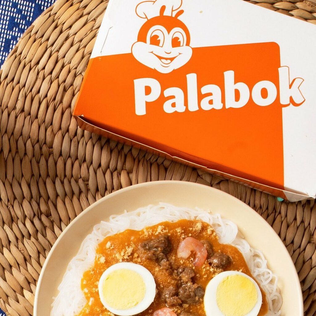 Jollibee under 350 calories palabok