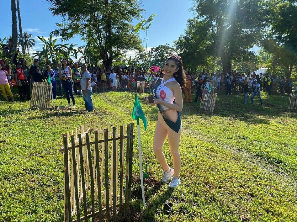 Yllana Marie Aduana tree-planting