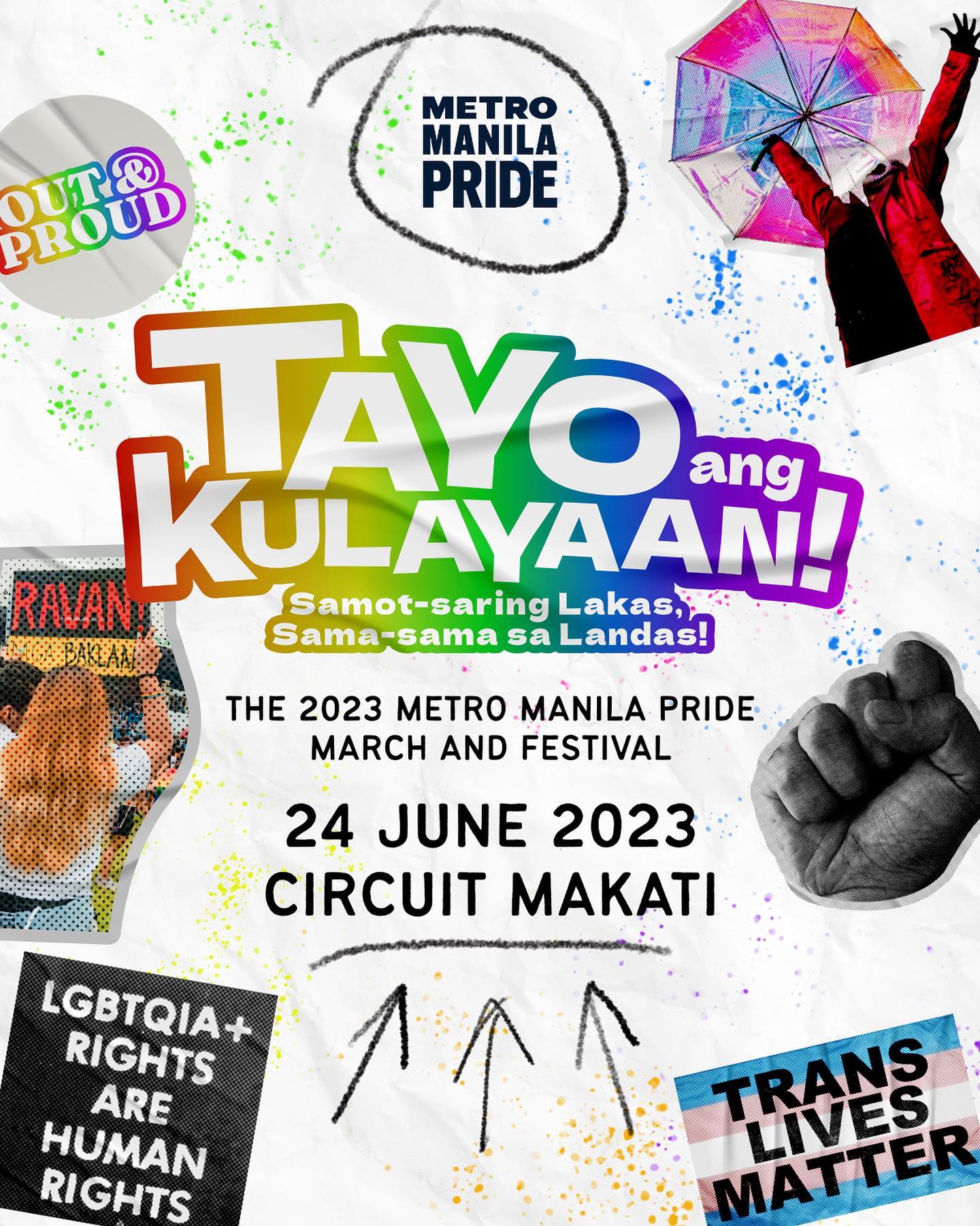 Things to do June 2023 - The 2023 Metro Manila Pride March Tayo Ang Kulayaan