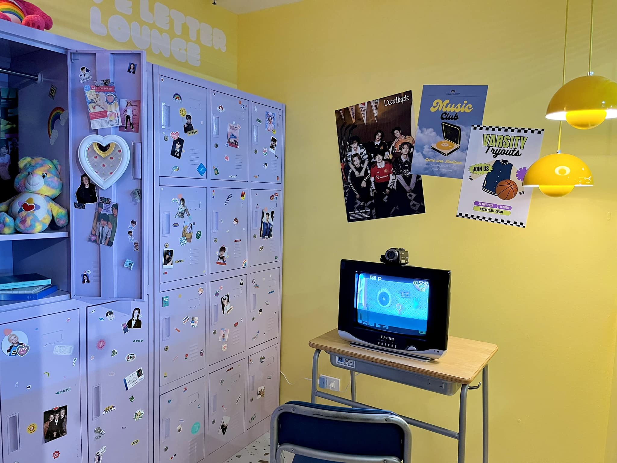 Sonata's Love Letter Lounge - locker photo area