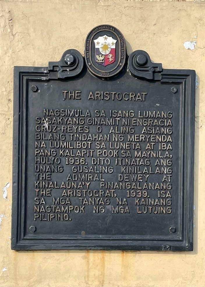 The Aristocrat historic marker