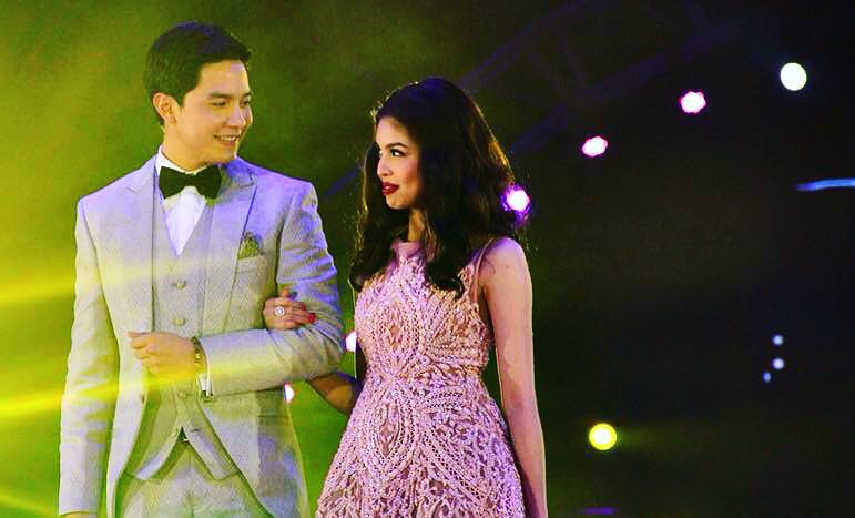 Filipino love teams Alden Richards and Maine Mendoza