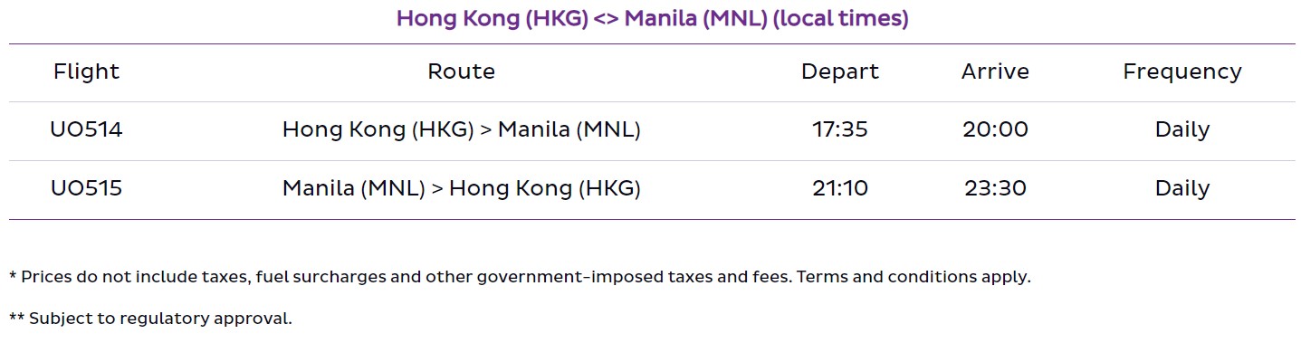 HK Express Manila Hong Kong - flights