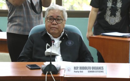 Senior Citizen Partylist Representative Rodolfo Ordanes