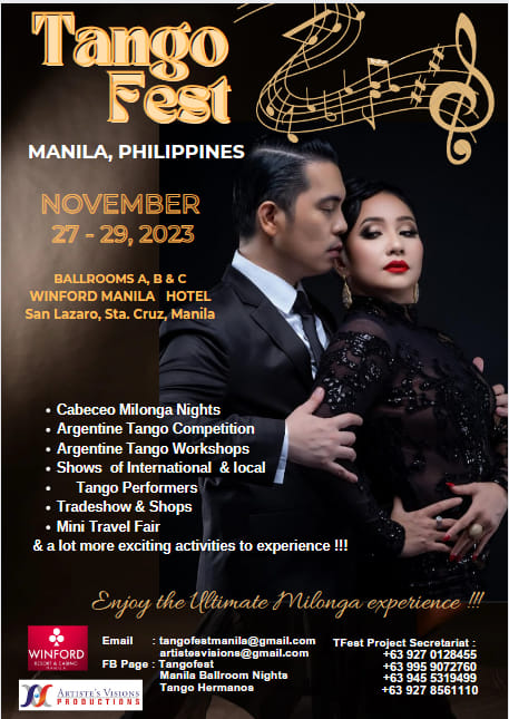 things to do november 2023 - Tango Fest