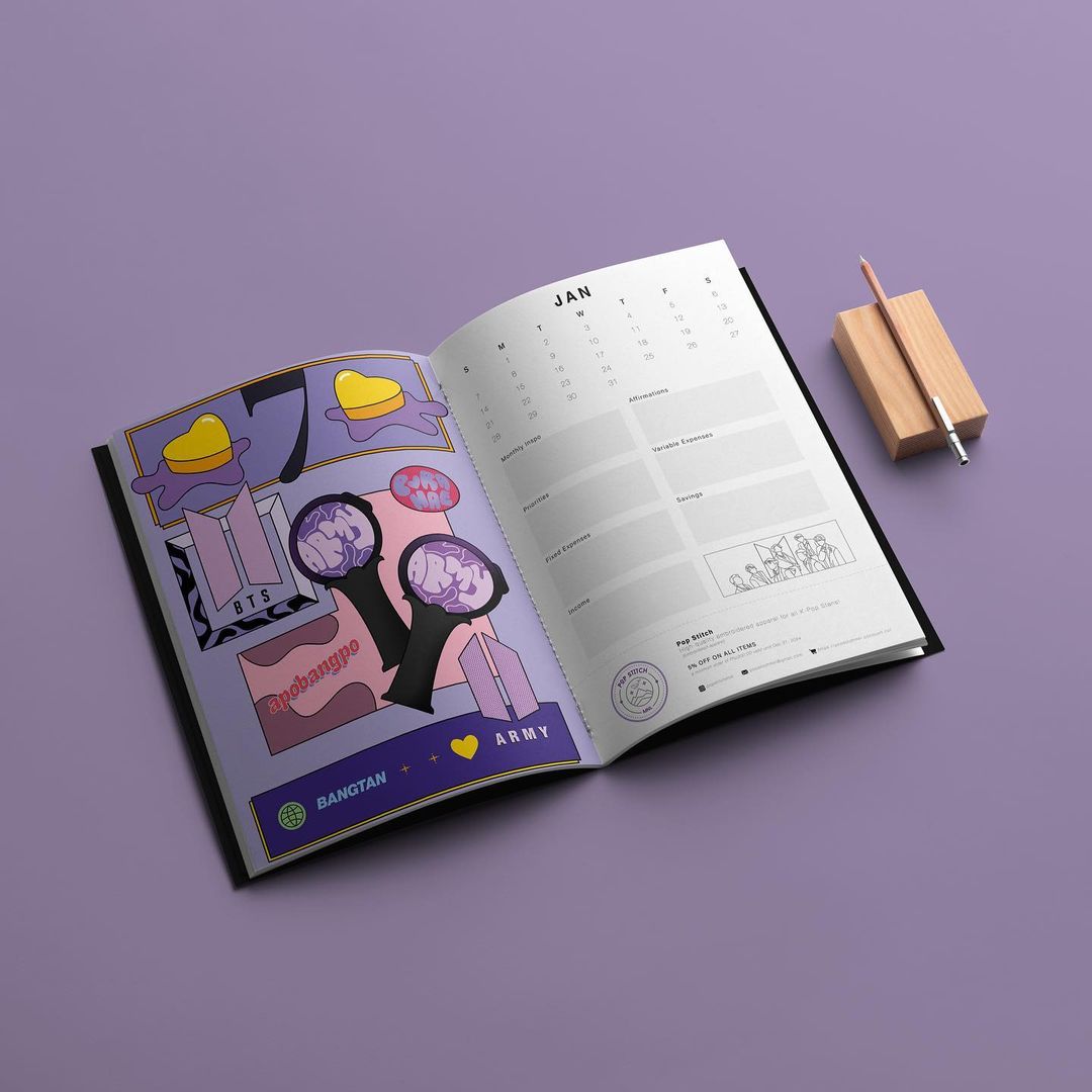2024 Planners - BTS The Purple Press