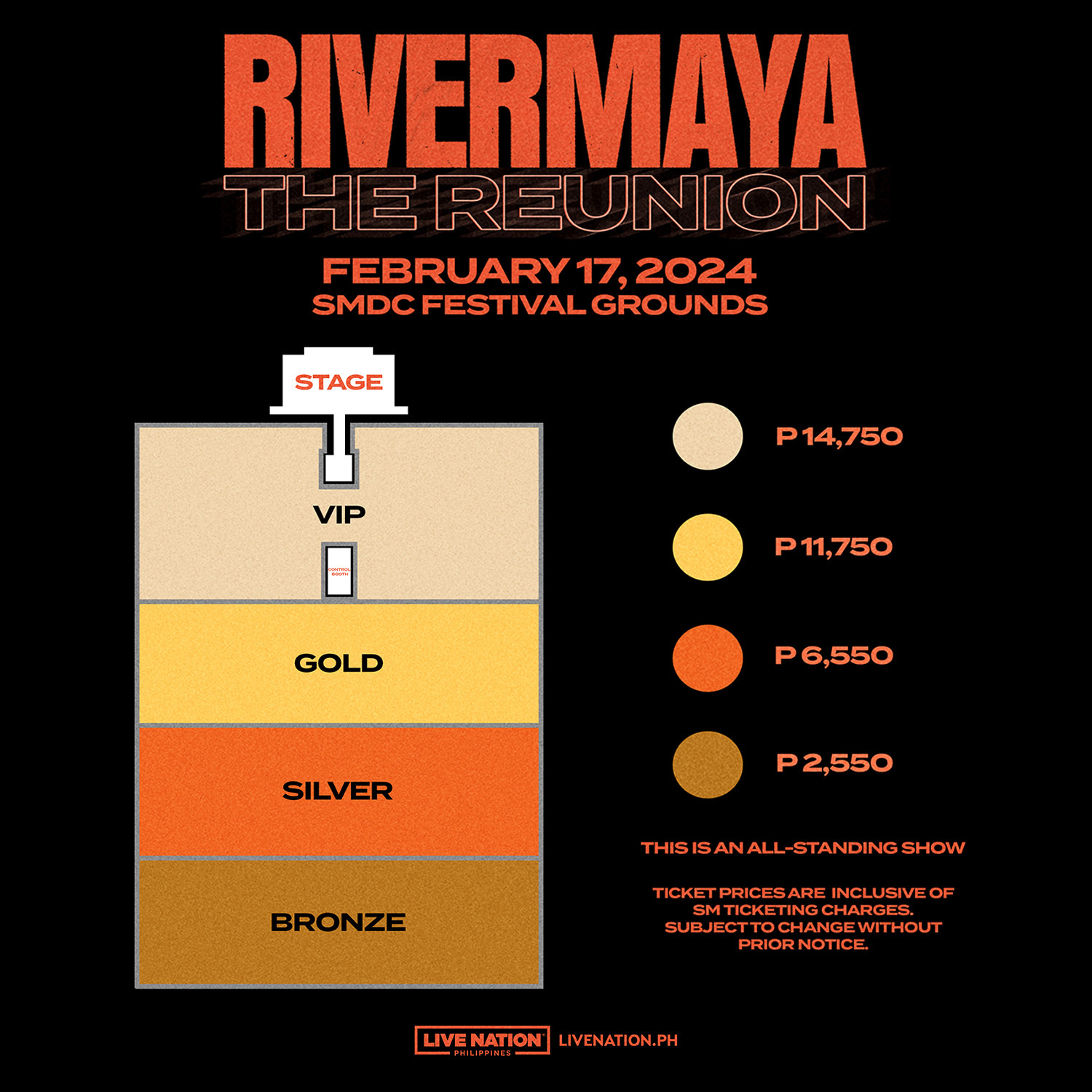 Rivermaya The Reunion seat plan