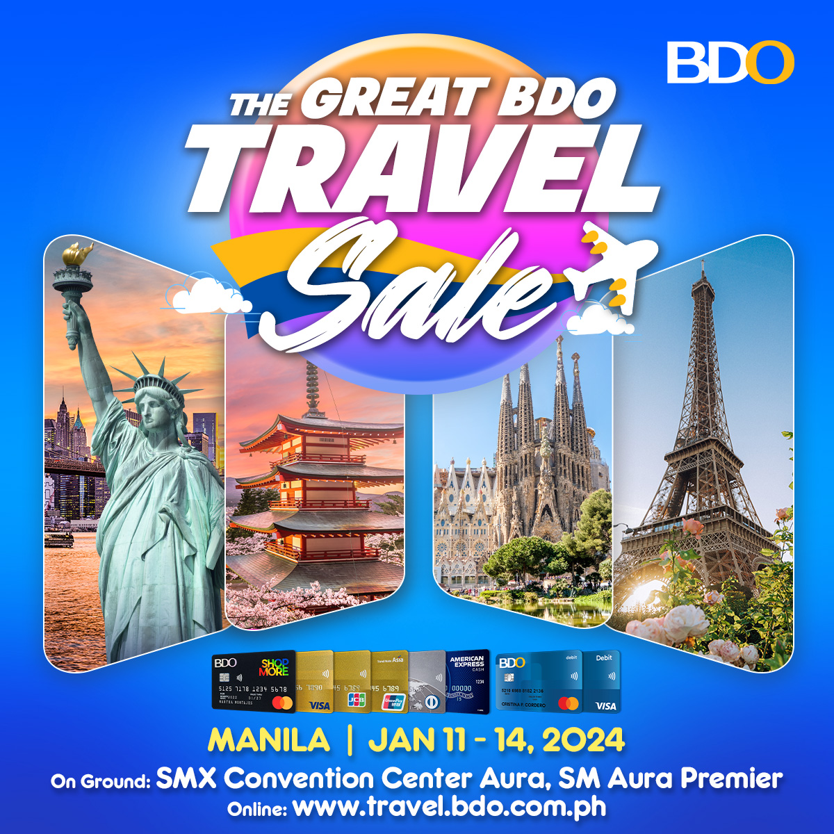 things to do january 2024 - The Great BDO Travel Sale