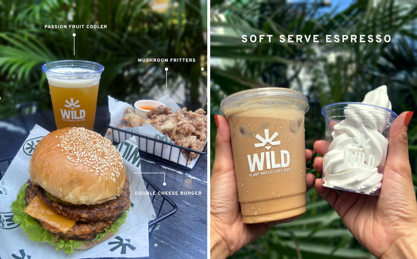 WILD plant based cafe bar - burgers, waffles, ice cream