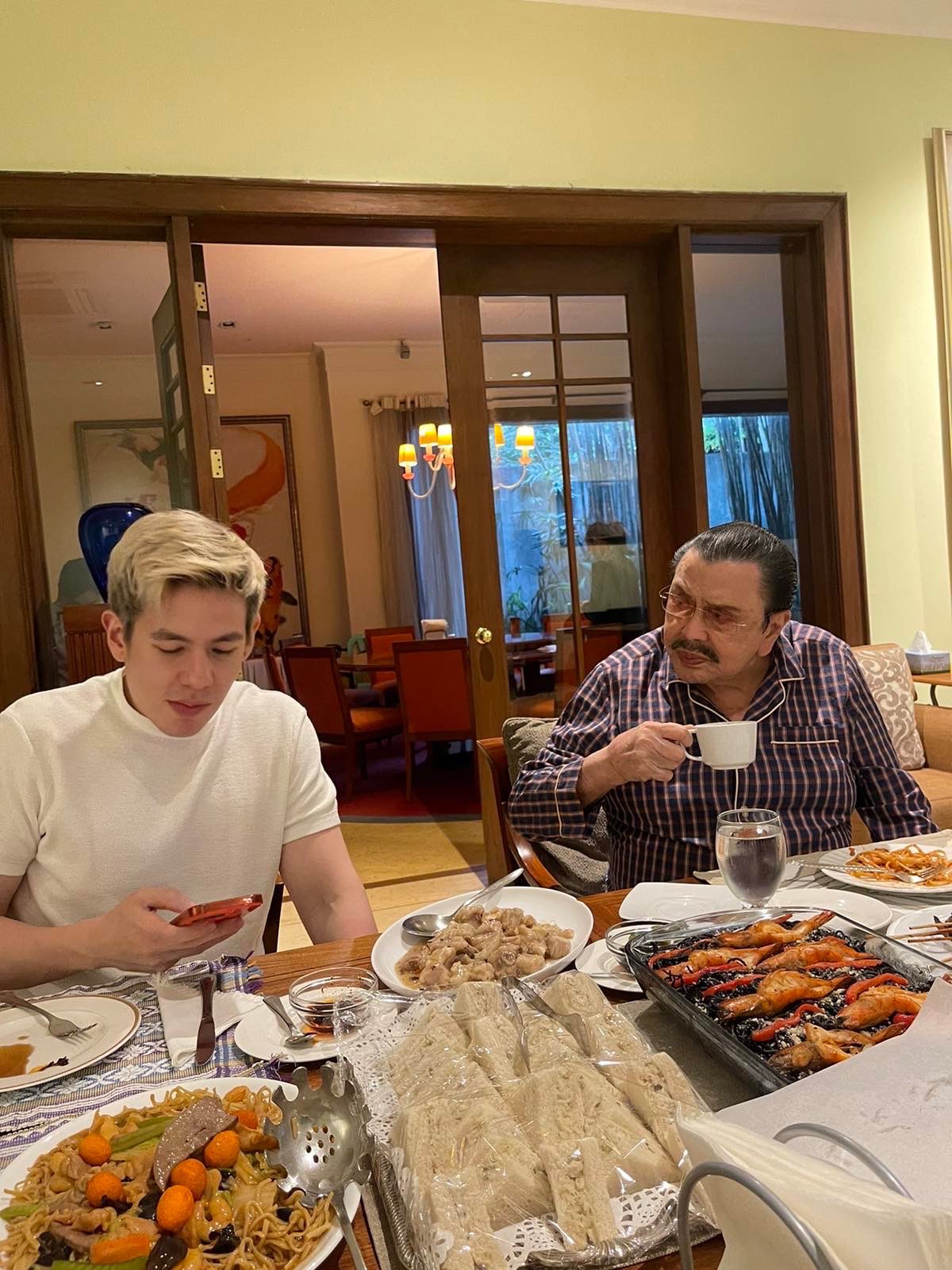 Jake Ejercito with Erap