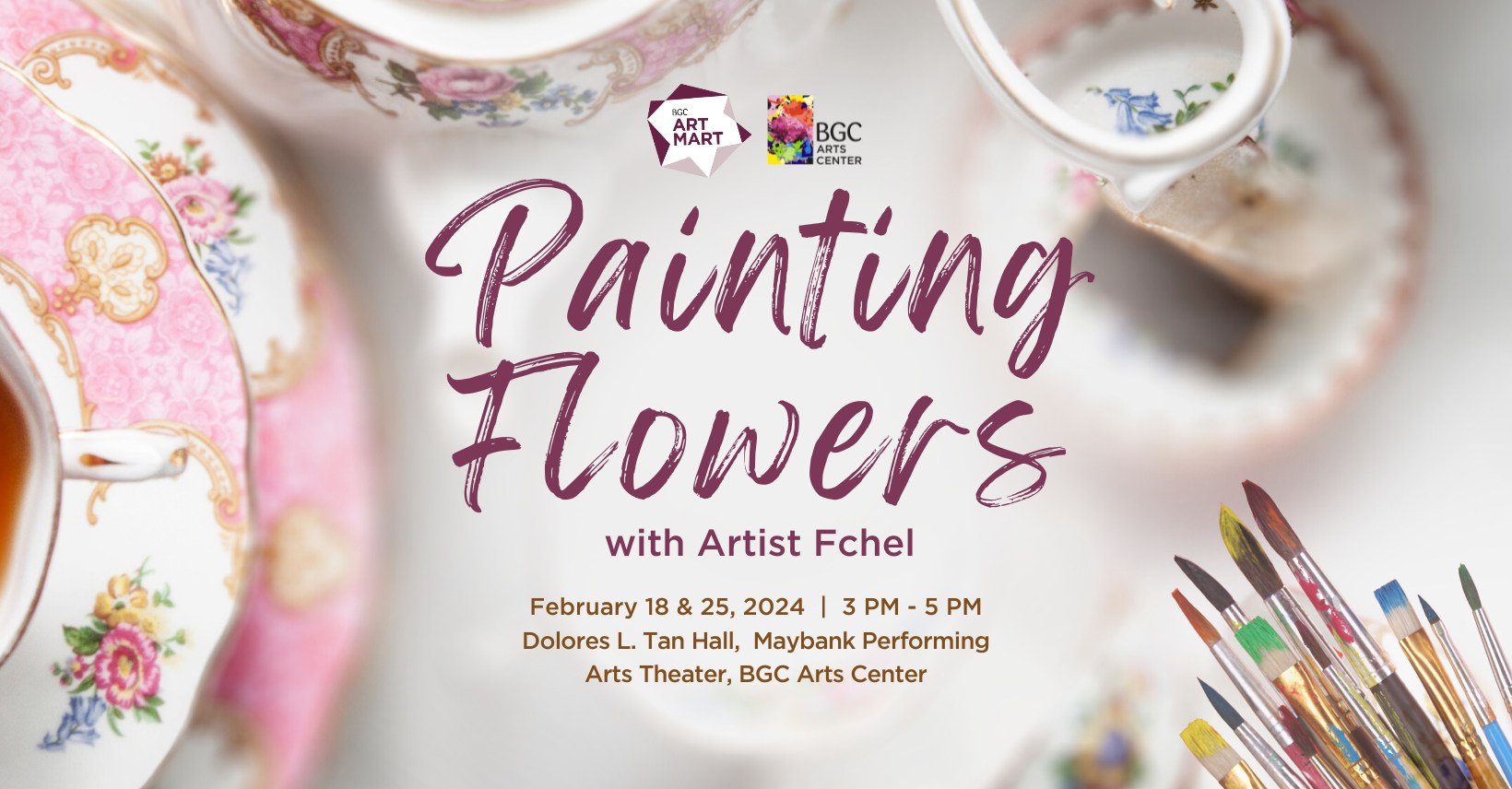 painting flowers with artist fchel