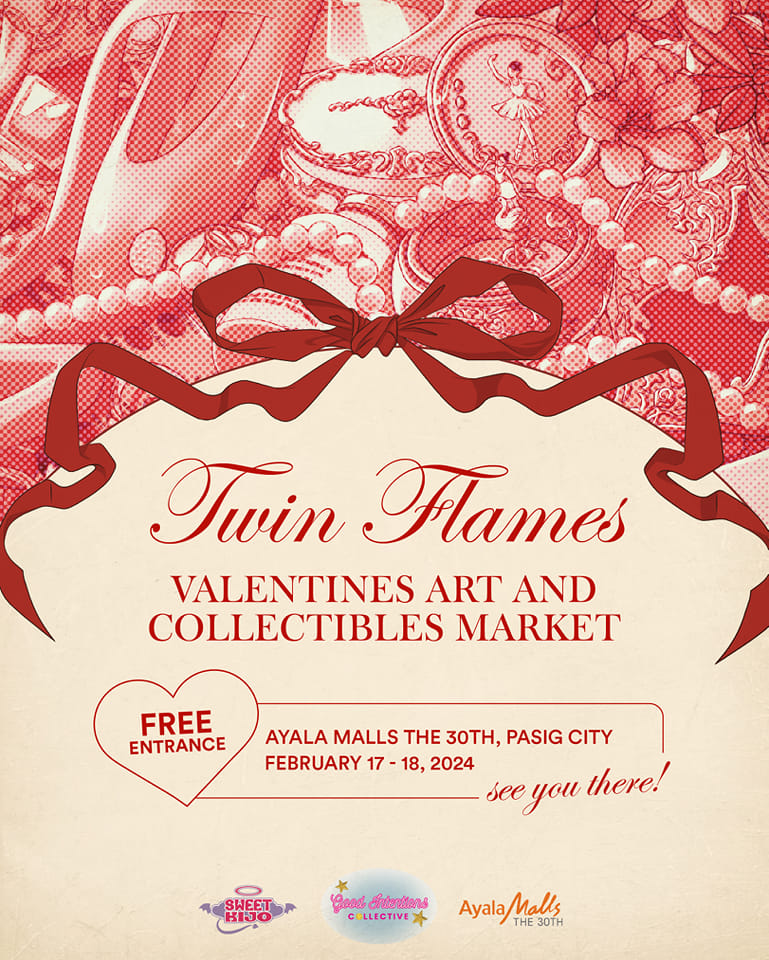 things to do February 2024 - twin flames valentines art and collectibles market