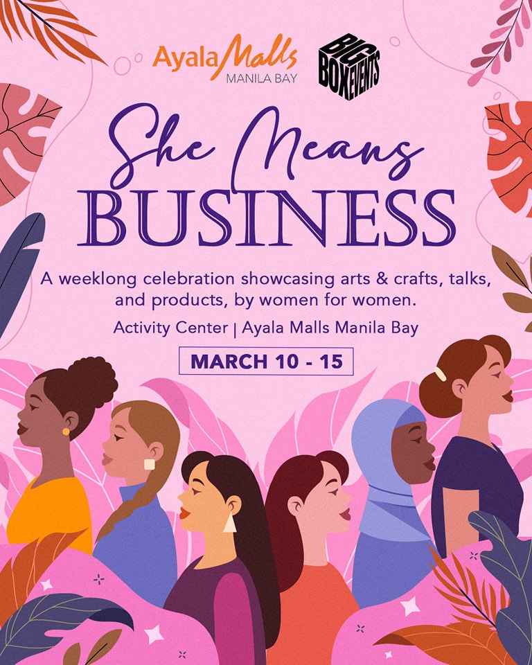 things to do march 2024 - She Means Business Bazaar