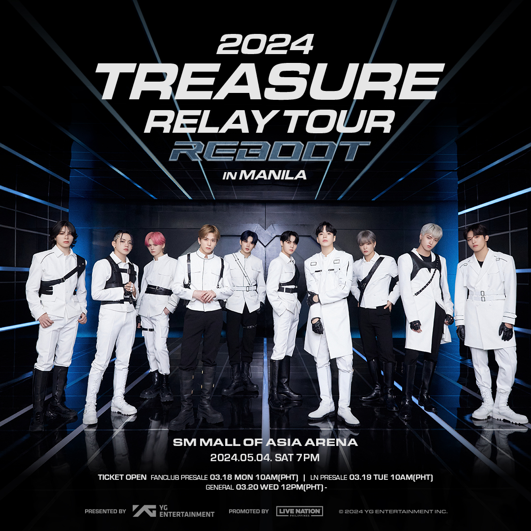 upcoming concerts philippines 2024 - 2024 treasure relay tour reboot