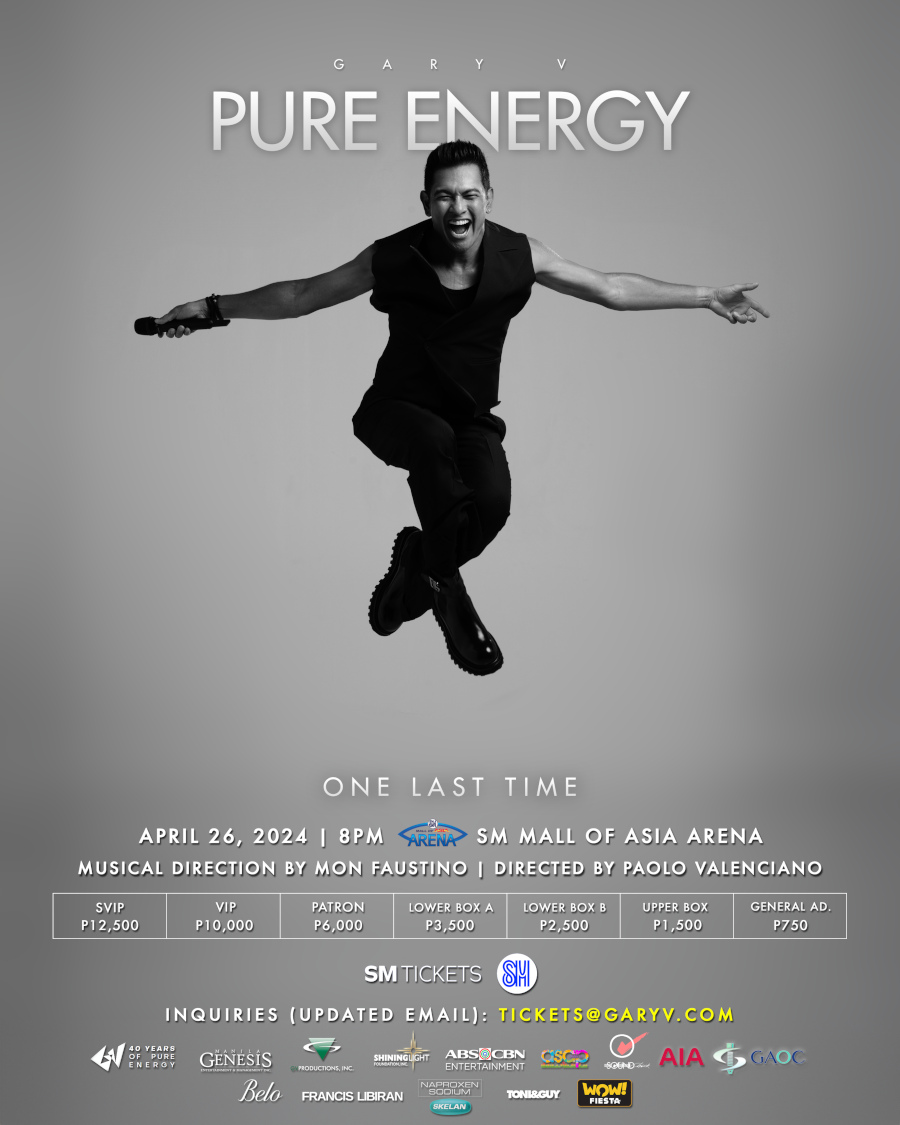 upcoming concerts philippines 2024 - gary v pure energy one last time