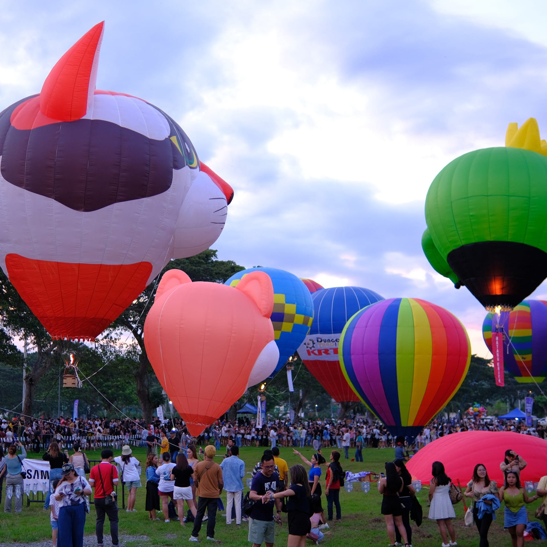 aurora music festival - hot air balloon festival
